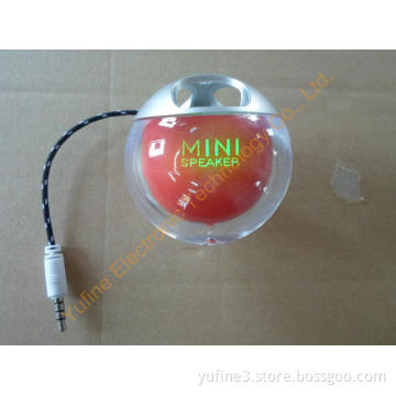 2015 newest mini speaker, led light apple speaker, Sales Promotion Electronic products, popular fashion speaker